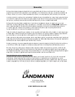 Предварительный просмотр 46 страницы Landmann 42170 Assembly, Care And Use Instructions