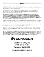 Preview for 50 page of Landmann 42223 Assembly, Care And Use Instructions