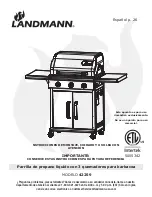 Preview for 26 page of Landmann 42259 Assembly, Care And Use Instructions