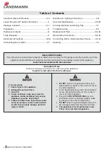 Preview for 2 page of Landmann 42300 Assembly Instruction Manual