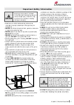 Preview for 3 page of Landmann 42300 Assembly Instruction Manual