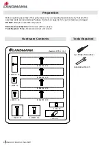 Preview for 8 page of Landmann 42300 Assembly Instruction Manual