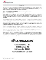 Preview for 102 page of Landmann 42301 Assembly Instruction Manual