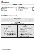 Preview for 2 page of Landmann 42302 Assembly Instruction Manual