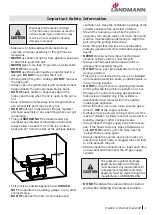 Preview for 3 page of Landmann 42302 Assembly Instruction Manual