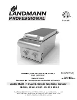 Landmann 43106 Assembly, Care And Use Instructions предпросмотр