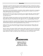 Preview for 62 page of Landmann 45027 Assembly, Care And Use Instructions