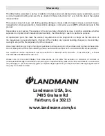 Предварительный просмотр 28 страницы Landmann 470430 Assembly And Operating Instructions Manual