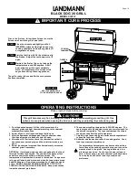 Preview for 15 page of Landmann 590131 Assembly And Operating Instructions Manual