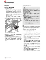 Preview for 10 page of Landmann Atracto Assembly And Operating Manual