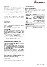 Preview for 5 page of Landmann avalon PTS 5.1 Plus Assembly And Operating Manual