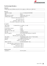 Preview for 17 page of Landmann avalon PTS 5.1 Plus Assembly And Operating Manual