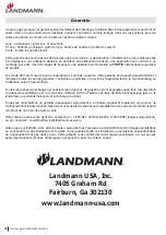 Preview for 98 page of Landmann Avalon series Assembly Instruction Manual