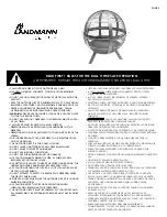 Предварительный просмотр 2 страницы Landmann Ball o fire 28923 Assembly And Use Instructions