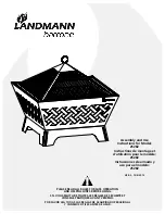 Предварительный просмотр 1 страницы Landmann Barrone 25282 Assembly And Use Instructions