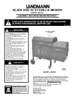 Landmann BLACK DOG 42 XT Assembly And Operating Instructions Manual preview