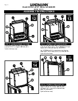 Предварительный просмотр 14 страницы Landmann BLACK DOG 42 XT Assembly And Operating Instructions Manual