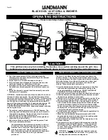 Предварительный просмотр 20 страницы Landmann BLACK DOG 42 XT Assembly And Operating Instructions Manual