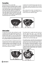 Preview for 16 page of Landmann Black Pearl Series Assembly And Operation Manual