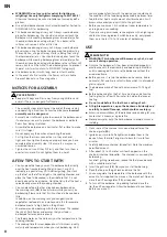 Preview for 8 page of Landmann CG-III-780 Assembly And Operating Instructions Manual