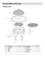 Предварительный просмотр 5 страницы Landmann Crossfire Firepit 25910 Manual