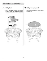 Предварительный просмотр 8 страницы Landmann Crossfire Firepit 25910 Manual