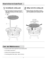 Предварительный просмотр 9 страницы Landmann Crossfire Firepit 25910 Manual