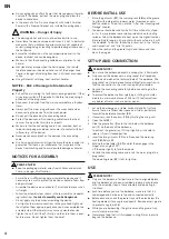 Preview for 4 page of Landmann EB1001-GS Assembly And Operating Instructions Manual