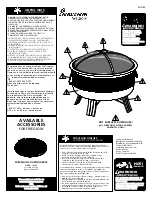 Предварительный просмотр 5 страницы Landmann Fireglow 26211 Assembly And Use Instructions