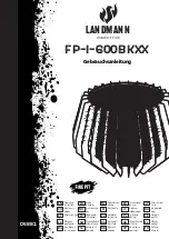 Landmann FP-I-600BK Series Operating Instructions Manual preview