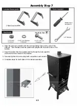 Preview for 12 page of Landmann Great Outdoors Smoky Mountain 3425GLA Assembly And Owner'S Manual