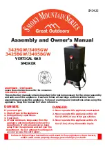 Landmann Great Outdoors Smoky Mountain 3425GW Assembly And Owner'S Manual preview