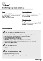 Preview for 31 page of Landmann Grill Chef 0566 Assembly Instruction Manual