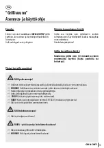 Preview for 35 page of Landmann Grill Chef 0566 Assembly Instruction Manual