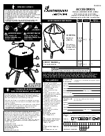 Предварительный просмотр 8 страницы Landmann Heatwave 28007 Assembly And Use Instructions