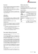 Preview for 5 page of Landmann Miton PTS 3.1 Assembly And Operating Manual