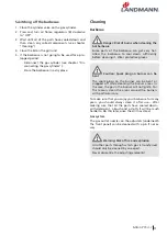 Preview for 11 page of Landmann Miton PTS 3.1 Assembly And Operating Manual