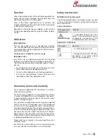 Preview for 5 page of Landmann Rexon 3.1 12230 Assembly And Operating Manual