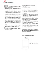 Preview for 8 page of Landmann Rexon 3.1 12230 Assembly And Operating Manual