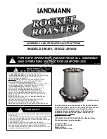 Landmann Rocket Roaster 590201 Assembly And Operating Instructions Manual preview