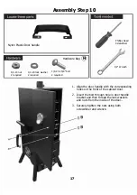 Предварительный просмотр 17 страницы Landmann Smoky Mountain Great Outdoors 3625BGD Owner'S Manual