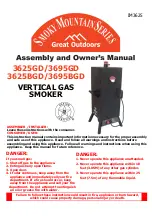Landmann Smoky Mountain Great Outdoors 3625GD Owner'S Manual preview