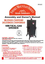 Preview for 1 page of Landmann Smoky Mountain Great Outdoors 3625GD Owner'S Manual