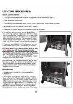 Preview for 24 page of Landmann Smoky Mountain Great Outdoors 3625GD Owner'S Manual