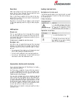 Preview for 5 page of Landmann triton 4 Assembly And Operating Manual