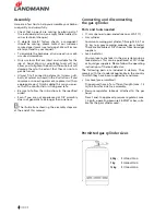 Preview for 8 page of Landmann triton 4 Assembly And Operating Manual