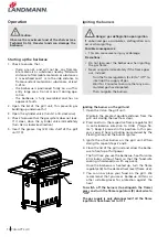 Preview for 10 page of Landmann Triton PTS 3.0 Assembly And Operating Manual