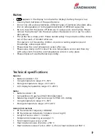 Preview for 7 page of Landmann Triton PTS 6.1 Plus 12970 Installation And Operation Manual