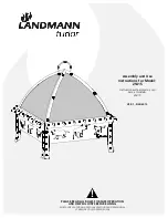 Preview for 1 page of Landmann tudor Assembly And Use Instructions