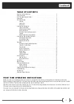 Preview for 3 page of Landmark L3024UI2W-LH Owner'S Manual